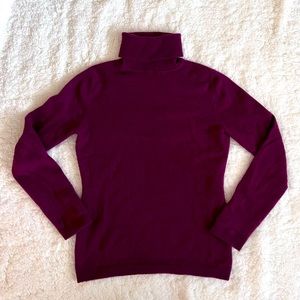Garnet hill cashmere turtleneck sweater